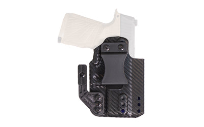 DeSantis Gunhide, Persuader, Inside Waistband Holster, Fits Glock 43/43X with or without Optic, Right Hand, Polymer, Carbon Fiber Finish, Black