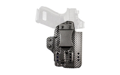 DeSantis Gunhide, Persuader, Inside Waistband Holster, Fits GLOCK 19/23/32/45/19X/19 GEN 5 TLR-7A, Kydex Construction, Carbon Fiber Finish, Black, Right Hand
