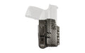 DeSantis Gunhide, Slim-Tuk, Inside Waistband Holster, Fits Springfield Hellcat, Ambidextrous, Carbon Fiber Exterior Finish, Blue Kydex Interior