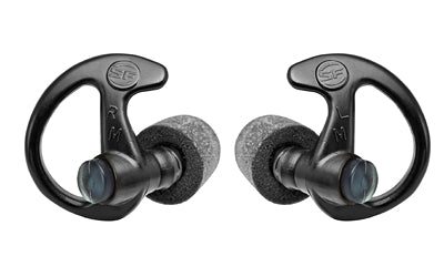 Surefire, Sonic Defender Ultra Max Ear Plugs, Medium, Black, 1 Pair