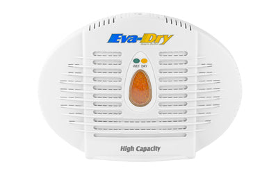 Eva-Dry, 500, Dehumidifier, 500 Cubic Inches, Perfect for Small Spaces Such as: Range Bags, Closets, Cabinets, Cars, Gun Safes, and Others, Optional Hook for Hanging, White