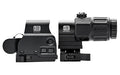 EOTECH, HHS VIII EXPS3-0 Holographic Sight, Red 68 MOA Ring With 1 MOA Dot Reticle, Night Vision Compatible, Side Button Controls, Quick Disconnect Mount, Includes G33 3X Magnifier, Matte Finish, Black