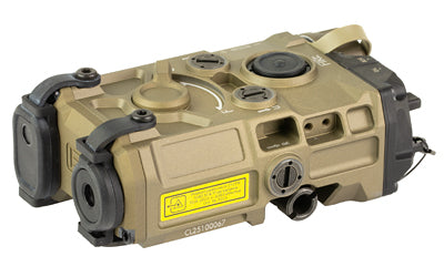 EOTECH, On-Gun-Laser Commercial Power, Green Vis Laser/Infrared Laser/Illuminator, Matte Finish, Tan, Includes Modlite ModButton Lite 7" Switch