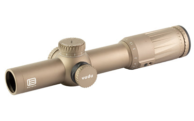 EOTECH, Vudu, 1-10X28mm First Focal Plane, Rifle Scope, 34mm Tube, SR5 Illuminated MIL Reticle, Matte Finish, Tan