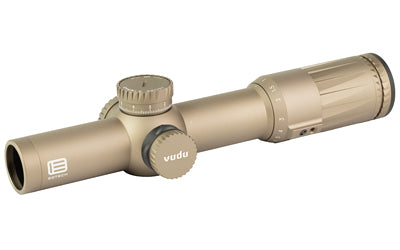 EOTECH, Vudu, 1-10X28mm, First Focal Plane, Rifle Scope, SR-5 Illuminated MRAD Reticle, Daylight Bright Dot, Matte Finish, Tan