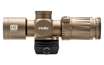 EOTECH, Vudu, Rifle Scope, 3-9X Magnification, 32mm Objective, Second Focal Plate, Compatible with Mini-ACOG Mounts, MR5 Illuminated MOA Reticle, Matte Finish, Tan, Includes Mount