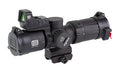 EOTECH, Vudu, Rifle Scope, 3-9X Magnification, 32mm Objective, Second Focal Plane, Illuminated MD-6 Reticle, Matte Finish, Black, Includes Integrated Mount with EFLX Sight
