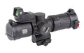 EOTECH, Vudu, Rifle Scope, 3-9X Magnification, 32mm Objective, Second Focal Plane, Illuminated MR-5 Reticle, Matte Finish, Black, Includes Integrated Mount with EFLX Sight