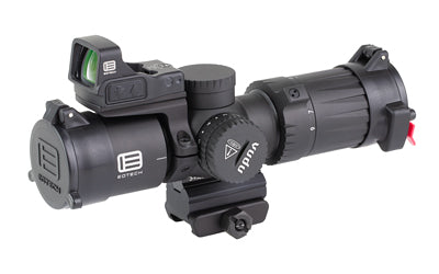 EOTECH, Vudu, Rifle Scope, 3-9X Magnification, 32mm Objective, Second Focal Plane, Illuminated MR-5 Reticle, Matte Finish, Black, Includes Integrated Mount with EFLX Sight