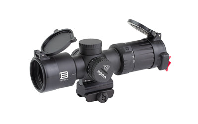 EOTECH, Vudu, Rifle Scope, 4-12X Magnification, 36mm Objective, First Focal Plane, Compatible with Mini-ACOG Mounts, MD5 Illuminated MRAD Reticle, Matte Finish, Black, Includes Mount