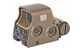 EOTECH, Tactical, Holographic, Non-Night Vision Compatible Sight, Red Reticle, 68 MOA Ring with 1 MOA Dot, Matte Finish, Tan, Rear Buttons, Includes CR123 Battery