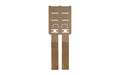 Edgar Sherman Design, Droppah, Belt Accessory, Fits Ed Sherman Design Sap Bucket/MOLLE, Coyote Brown