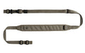 Edgar Sherman Design, ESD Sling, Padded, 2-Point Combat Sling, 1", Matte, Ranger Green and Black, 20+ Inches of Adjustment, Mounting Hardware not Included