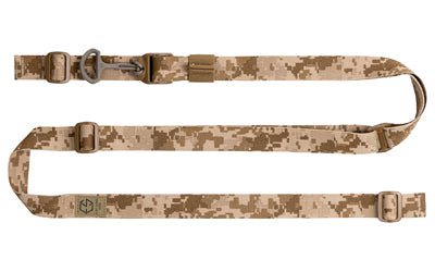 Edgar Sherman Design, ESD Sling, 2-Point Combat Sling, 1" Webbing, Polymer Hardware, Matte Finish, AOR1 Desert Digital