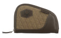 Evolution Outdoor, President Series, Pistol Case, Fits Most Handguns Up to 8", Cotton Duck Canvas and Brown Fleece Lining Construction, Brown