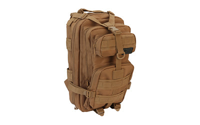 Evolution Outdoor, Assault Pack, Tactical Backpack, Polyester, Padded Straps, MOLLE Webbing, Hook and Loop Panel, Coyote