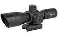 Firefield, Barrage Rifle Scope, 2.5-10X40, Black, Class IIIA Red Laser, Illuminated Red/Green Mil-Dot Reticle, 2-Piece Mount