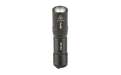 FENIX, E01 V2, Flashlight, White LED, 100 Lumens, 2.62" Long, Anodized Finish, Black, Includes (1)-AAA Battery
