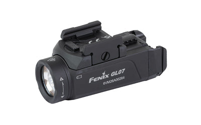 FENIX, GL07, Weapon Light, White LED, 700 Lumens, 2.61" Long, Fits GLOCK and 1913 Rails, Includes Rechargeable 16340 Battery and USB Type-C Charging Cable