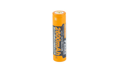 FENIX, USB Rechargeable 18650 Battery, Micro USB Charging Port, 2600mAh, 3.6V, Black