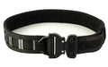 GBRS Group, Assaulter Belt System, 20 Molle Sections, 1.75" Cobra Buckle with D-Ring, Medium, 1.5" Nylon Scuba Webbing Construction, Black