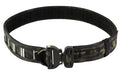 GBRS Group, Assaulter Belt System, 20 Molle Sections, 1.75" Cobra Buckle with D-Ring, Large, 1.5" Nylon Scuba Webbing Construction, Multicam Black