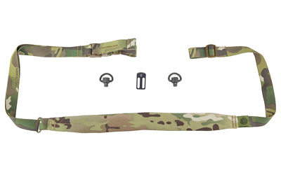 GBRS Group, Second Best Sling Bundle, 40" Adjustable Front End, 20" Adjustable Back End, 16" Minimalist Neck Pad, Multicam, Includes Black Triglide and D-Loop