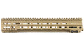 Geissele Automatics, MK4, Super Modular Rail, Handguard, 13.5", M-LOK, Barrel Nut Wrench Sold Separately (GEI-02-243), Gas Block Not Included, Desert Dirt Color, Product Finishes, Shade Variations and Other Imperfections Are Normal Due to the