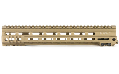 Geissele Automatics, MK4, Super Modular Rail, Handguard, 13.5", M-LOK, Barrel Nut Wrench Sold Separately (GEI-02-243), Gas Block Not Included, Desert Dirt Color, Product Finishes, Shade Variations and Other Imperfections Are Normal Due to the