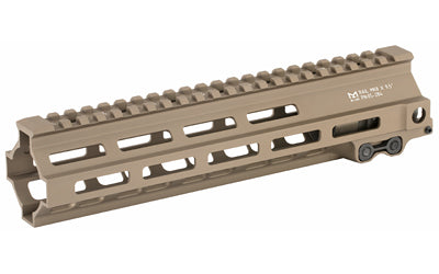 Geissele Automatics, MK8, Super Modular Rail, Handguard, 9.3", M-LOK, Barrel Nut Wrench Sold Separately (GEI-02-243), Gas Block Not Included, Desert Dirt Color, Product Finishes, Shade Variations and Other Imperfections Are Normal Due to the