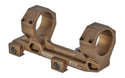 Geissele Automatics, Super Precision, Mount, 30mm, Fits Vortex 1-6X Scope, Desert Dirt Color, Anodized Finish, Product Finishes, Shade Variations and Other Imperfections Are Normal Due to the Manufacturing Process