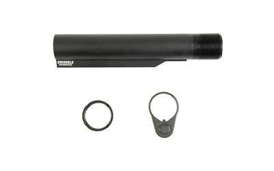 Geissele Automatics, Buffer Tube, Fits AR-15, Anodized Finish, Black, 6-Position