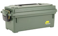Plano, Element-Proof Field/Ammo Box, Shot Shell, Molded Thermo-Plastic / Polymer Construction, 6 Pack, Olive Drab Green, 13.75"x5.625"x5.5625", 1.1 lbs