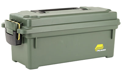 Plano, Element-Proof Field/Ammo Box, Shot Shell, Molded Thermo-Plastic / Polymer Construction, 6 Pack, Olive Drab Green, 13.75"x5.625"x5.5625", 1.1 lbs