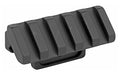 GG&G, Inc., Mount, Picatinny 45 Degree Offset Accessory Rail, Ambi-Design, 5 cross-slot mounting locations, Anti-Snag Design, Black