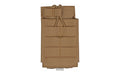 Grey Ghost Gear, Single 7.62 Mag Pouch, Fits 7.62 NATO/308 Winchester AR Magazines, Laminate Nylon, Includes a Bungee Retention Strap to Allow for Silent Removal of your Magazine, Attaches to any MOLLE/PALS Style Webbing, Coyote Brown
