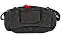 Grey Ghost Gear, Range Bag, Black with Red Zipper Pulls, 500D Cordura Nylon, 9"x20"x7", 1,260 Total Cubic Inches