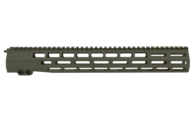 Grey Ghost Precision, Handguard, MLOK, 15", Anodized Finish, Olive Drab Green, Fits AR-10