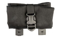 Grey Ghost Gear, Roll-Up Dump Pouch, MOLLE Compatible, Laminated Nylon Construction, Matte Finish, Black
