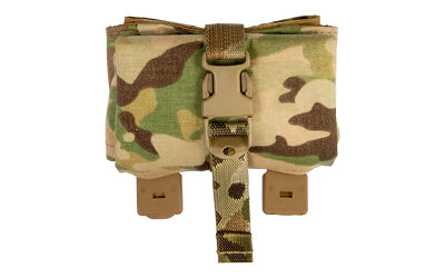 Grey Ghost Gear, Roll-Up Dump Pouch, MOLLE Compatible, Laminated Nylon Construction, Matte Finish, MultiCam