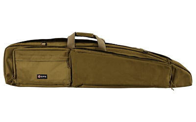 GPS, Double Bolt, Rifle Case, 42", For Scoped Rifles, Tan