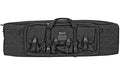 GPS, Tactical Double Rifle Case, Black, 42", 600 Denier Polyester
