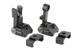 Griffin Armament, M2 Sights, Front/Rear Folding Sights, Fits Picatinny Rails, Matte Finish, Includes 12 O'Clock Bases