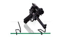 Gun Storage Solutions, Handgun Front Kikstands, Vinyl Coated, Fits Guns As Small As .22 Caliber, 1 Per Stand, Attaches To Back of Shelf, Black