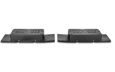 Gun Storage Solutions, Multi-Mags, Double Soft Rubber Coated Magnet strip for semi-auto/magazine storage, 2 per Strip, 2 Strips per Package, Black