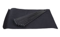 Gun Storage Solutions, Rifle Rods, Fit .22 Caliber and Larger, 16" Length, Black, Includes 15"x19" Shelf Liner, 10 Pack