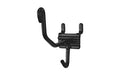 Gun Storage Solutions, Slatwall Gun Cradles, Designed To Display Handguns On Slatwall, Black