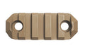GrovTec, 5 Slot Rail Section, Cerakote Finish, Coyote, M-LOK