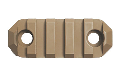 GrovTec, 5 Slot Rail Section, Cerakote Finish, Coyote, M-LOK