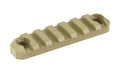GrovTec, 7 Slot Rail Section, Cerakote Finish, Coyote, M-LOK